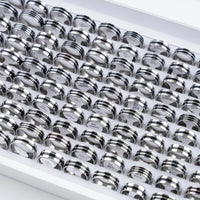 Pack of 20 classic stainless steel ringsAzizaK