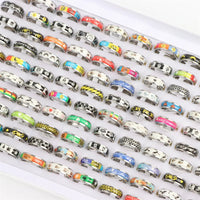 Pack of 20 classic stainless steel ringsAzizaK