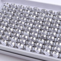 Pack of 20 classic stainless steel ringsAzizaK