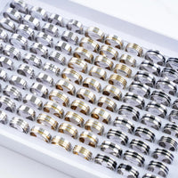 Pack of 20 classic stainless steel ringsAzizaK