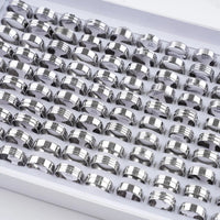Pack of 20 classic stainless steel ringsAzizaK
