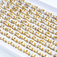 Pack of 20 classic stainless steel ringsAzizaK