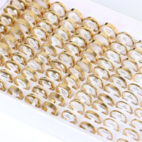 Pack of 20 classic stainless steel ringsAzizaK