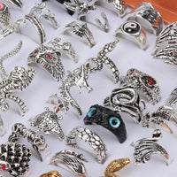 Pack of 20 vintage punk snake ringsAzizaK