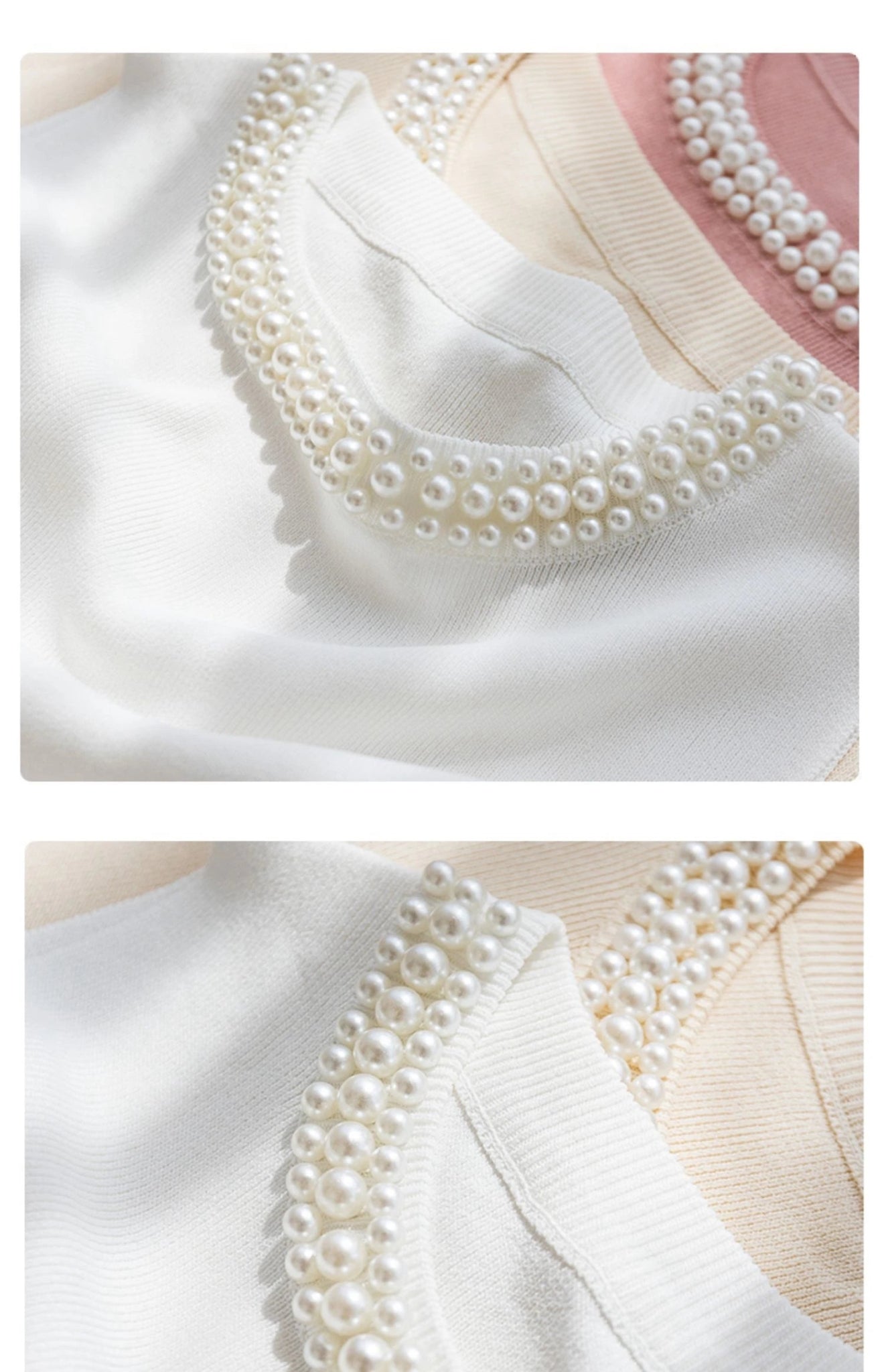 Pearl Collar Tank TopAzizaK