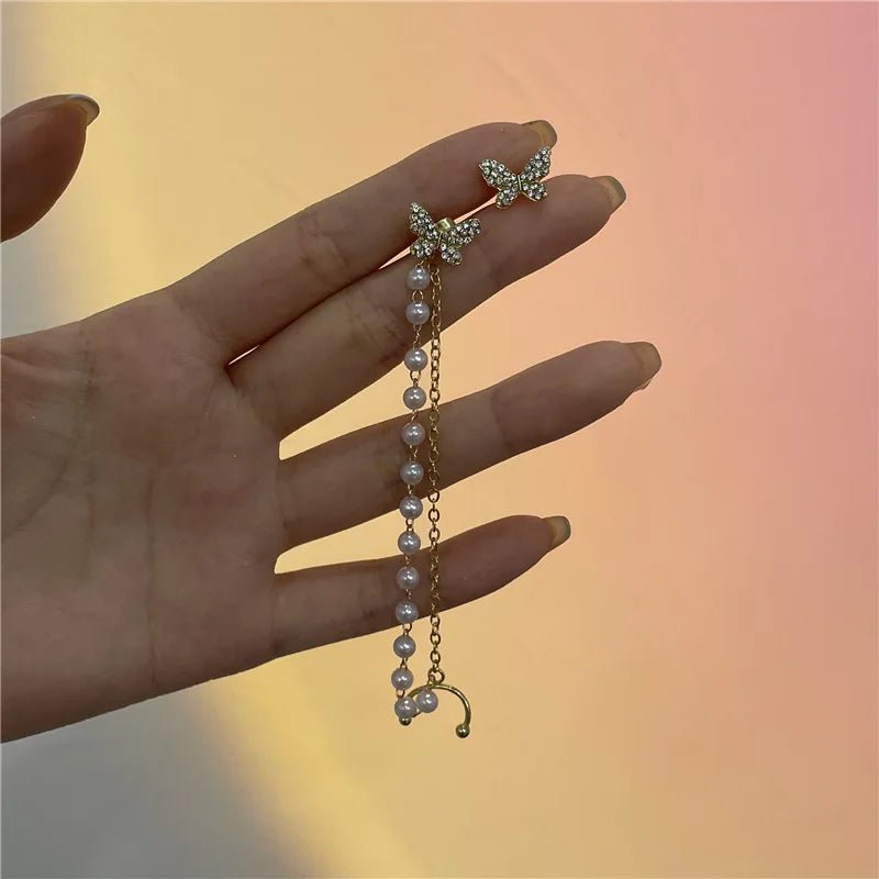 Pearl Tassel EarringsAzizaK