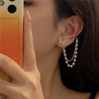 Pearl Tassel EarringsAzizaK