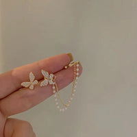 Pearl Tassel EarringsAzizaK