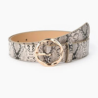 Personalized Leopard and Snake Pattern BeltAzizaK