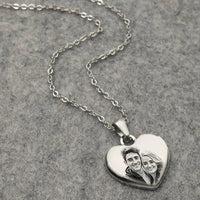 personalized photo pendant with heart projectionAzizaK