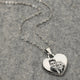 personalized photo pendant with heart projectionAzizaK