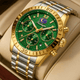 Poedagar Luxury Chronograph Watch – 3ATM WaterproofAzizaK