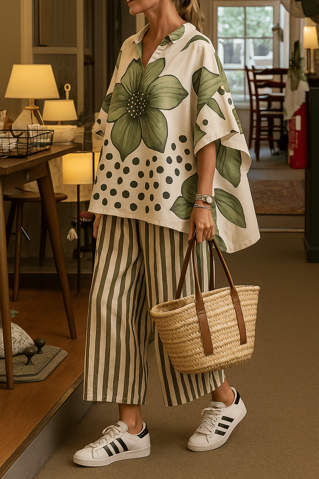 Printed Loungewear SetAzizaK