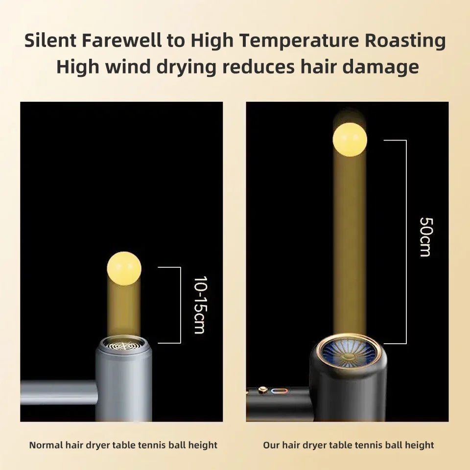 Professional Hair Dryer Hot Cold Wind Air Brush Hairdryer Negative Lonic Blow Dryer Strong PowerDryer Salon Tool 2400W 3th GearAzizaK