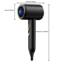 Professional Hair Dryer Hot Cold Wind Air Brush Hairdryer Negative Lonic Blow Dryer Strong PowerDryer Salon Tool 2400W 3th GearAzizaK
