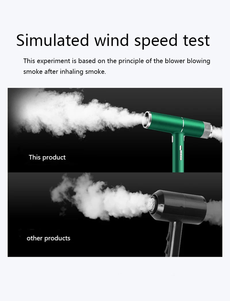 Professional Hair Dryer Infrared Negative Ionic Blow Dryer Hot&Cold Wind Salon Hair Styler Tool Hair Electric Drier BlowerAzizaK