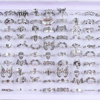 punk rings mix styles, flower, Tai Ji, heart...AzizaK