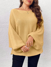 Pure Color Long Sleeve Knitted Sweater SetAzizaK