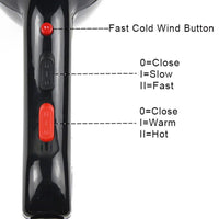 Real 2200W Professional Powerful Hair Dryer Fast Heating Hot And Cold Adjustment Ionic Air Blow Dryer For Hair Salon UseAzizaK
