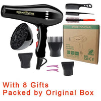 Real 2200W Professional Powerful Hair Dryer Fast Heating Hot And Cold Adjustment Ionic Air Blow Dryer For Hair Salon UseAzizaK