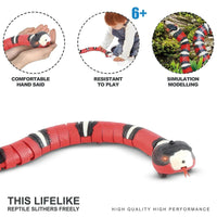 Rechargeable Smart Sensor Snake Pet Toys Automatically Detect Obstacles and Escape Kids Gift ToysAzizaK