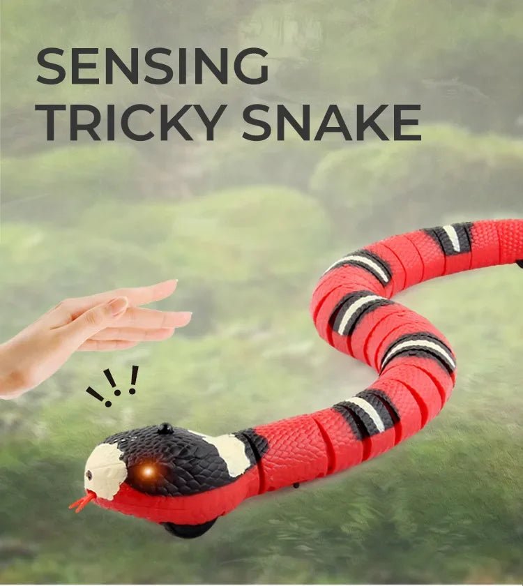 Rechargeable Smart Sensor Snake Pet Toys Automatically Detect Obstacles and Escape Kids Gift ToysAzizaK