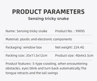 Rechargeable Smart Sensor Snake Pet Toys Automatically Detect Obstacles and Escape Kids Gift ToysAzizaK