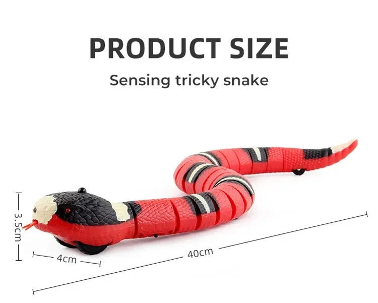 Rechargeable Smart Sensor Snake Pet Toys Automatically Detect Obstacles and Escape Kids Gift ToysAzizaK