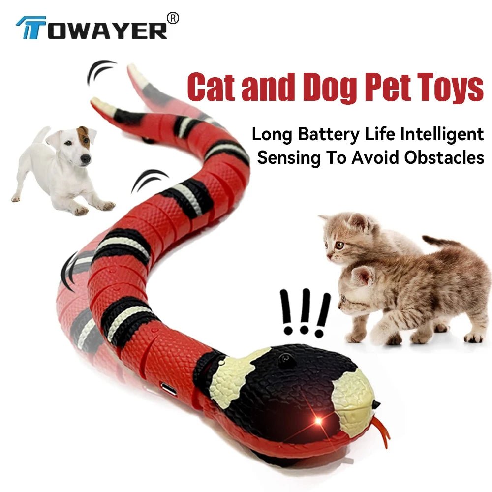 Rechargeable Smart Sensor Snake Pet Toys Automatically Detect Obstacles and Escape Kids Gift ToysAzizaK