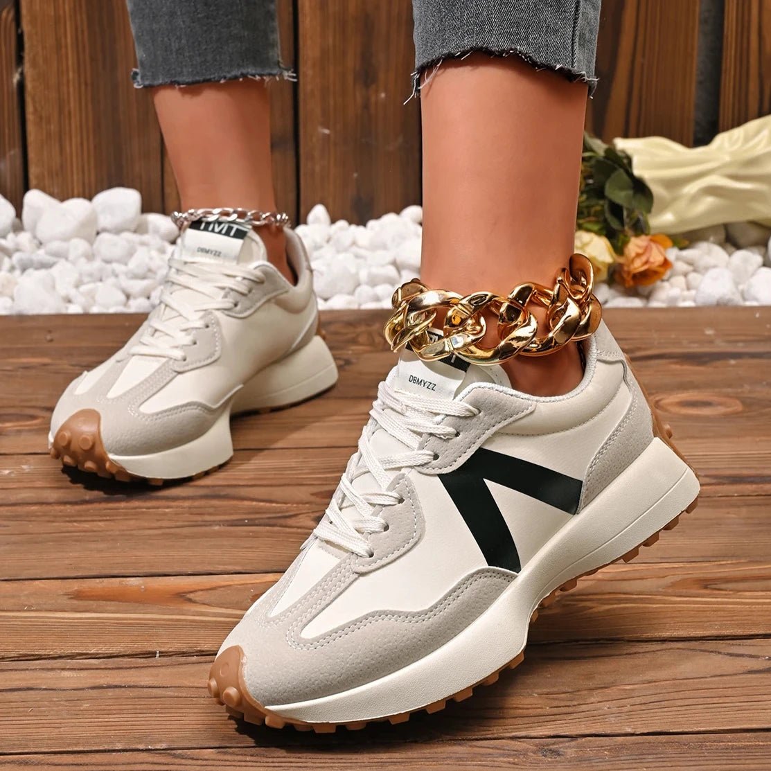Retro Style Sneakers – Chunky Casual TrainersAzizaK