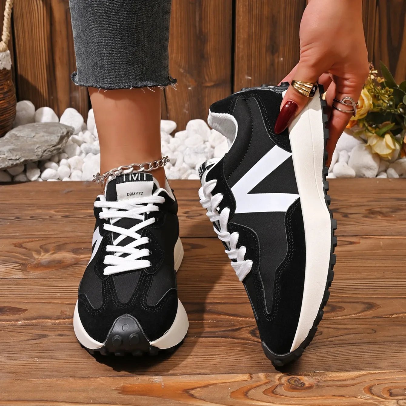 Retro Style Sneakers – Chunky Casual TrainersAzizaK