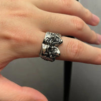 Retro Two - Sided Joker RingAzizaK