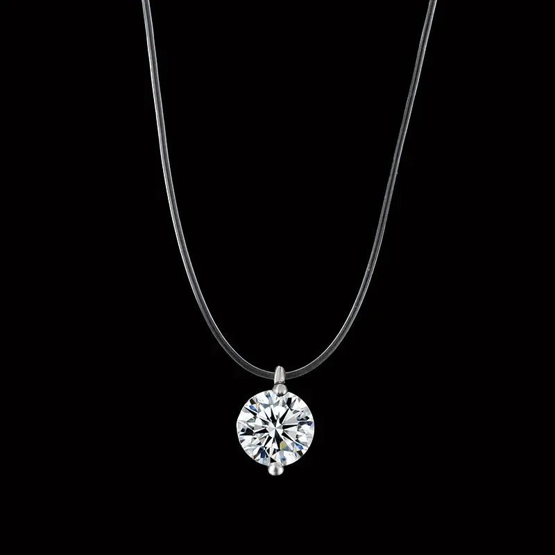 Rhinestone choker necklaceAzizaK