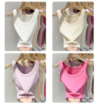 Ribbed Solid Tank TopAzizaK