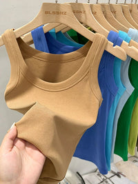 Ribbed Solid Tank TopAzizaK