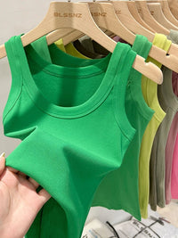 Ribbed Solid Tank TopAzizaK