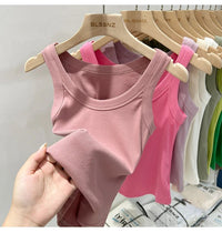 Ribbed Solid Tank TopAzizaK