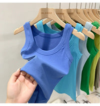 Ribbed Solid Tank TopAzizaK