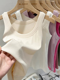 Ribbed Solid Tank TopAzizaK