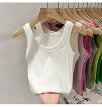 Ribbed Solid Tank TopAzizaK