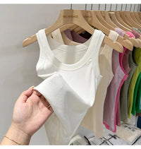 Ribbed Solid Tank TopAzizaK