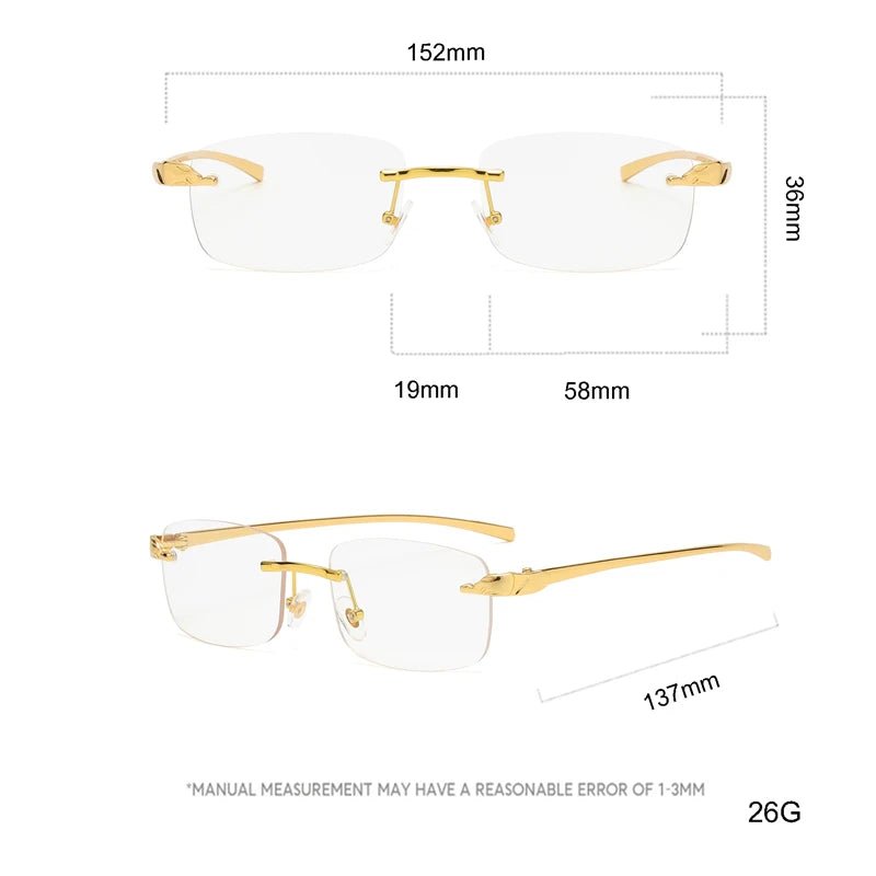 rimless sunglassesAzizaK