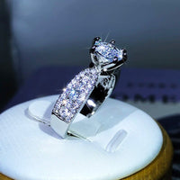 Ring For Ladies 925 Sterling Silver LuxuryAzizaK