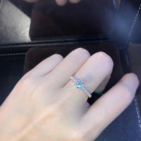 Rings Exquisite White Drill Fashion RingsAzizaK