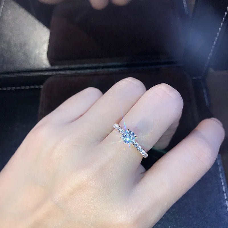 Rings Exquisite White Drill Fashion RingsAzizaK
