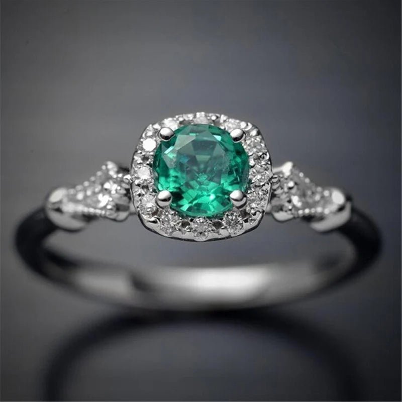Rings Exquisite White Drill Fashion RingsAzizaK