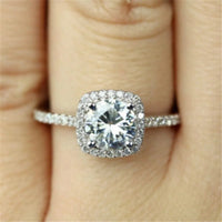 Rings Exquisite White Drill Fashion RingsAzizaK