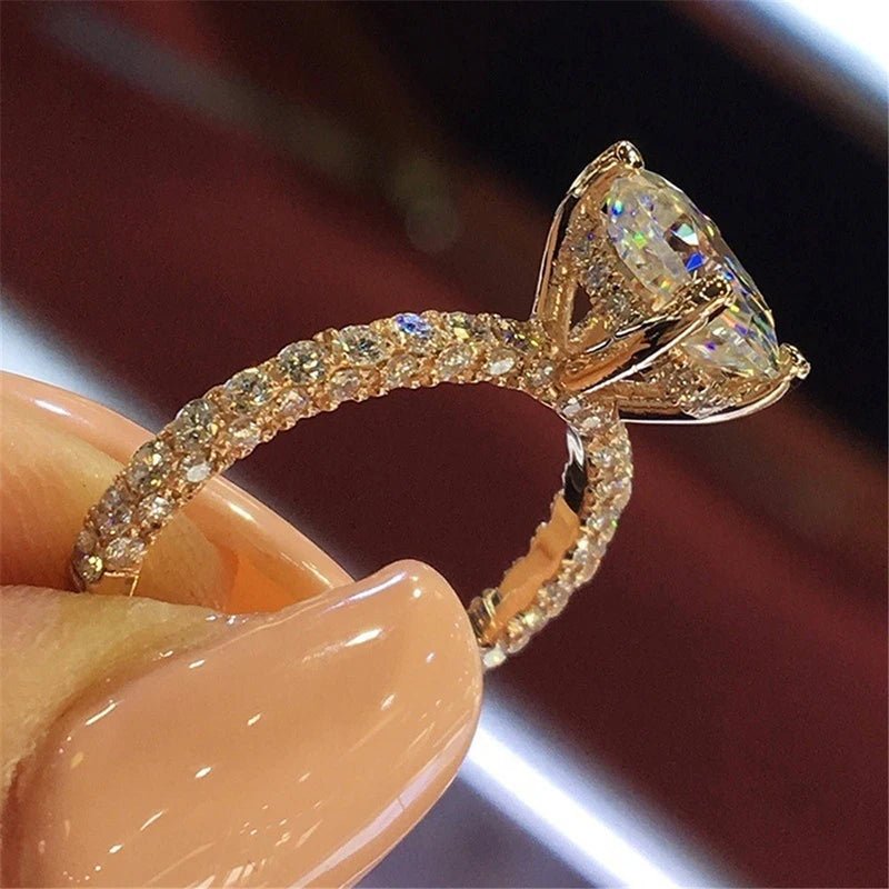 Rings Exquisite White Drill Fashion RingsAzizaK