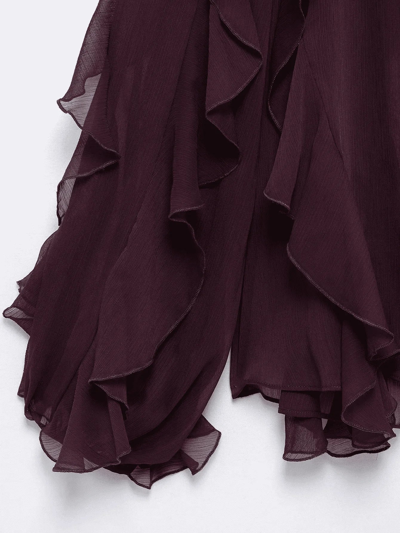 Ruffle V - Neck BlouseAzizaK
