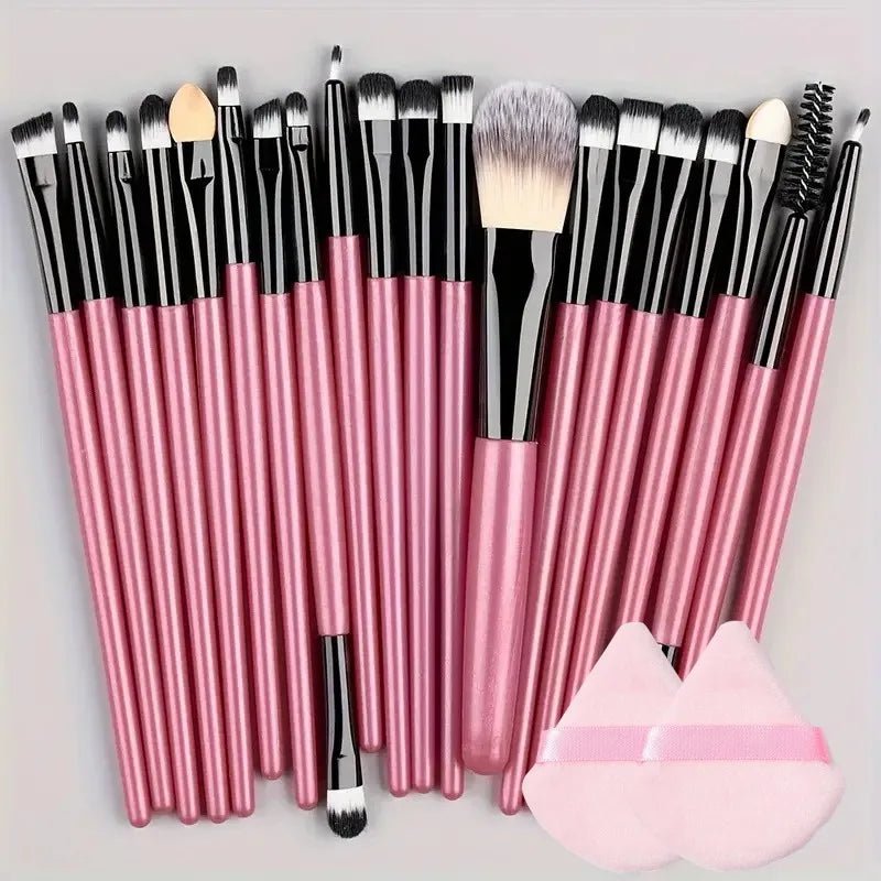 Set of 13 soft and fluffy makeup brushes.AzizaK
